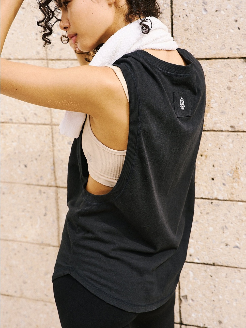 FP Movement Spin Tank Washed Black - Picture 5 of 5